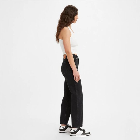 Women's Black Denim Jeans - Picture 2 of 13